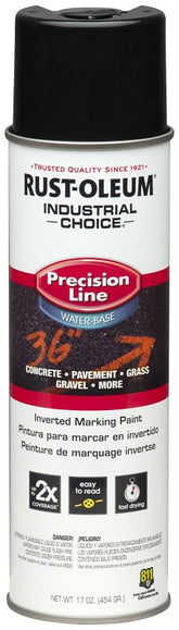 Industrial Choice 1875838 Inverted Marking Spray Paint, Black, 17 oz, Can